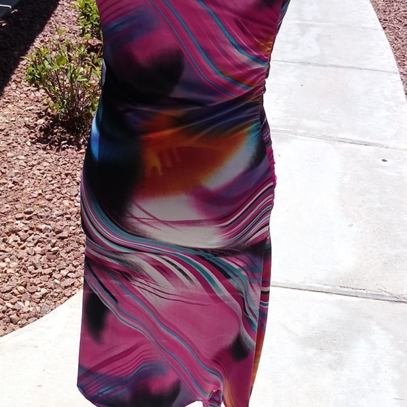 Strapless unique beautiful summer dress - Picture 3 of 4